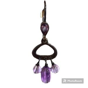 Sterling silver and Amethyst earrings